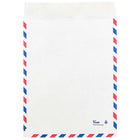 JAM Paper Enveloppes Tyvek, 10 x 13 po, extrémité ouverte, poste aérienne blanc, 250/paquet-Fermeture gommée