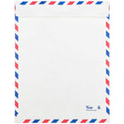JAM Paper Enveloppes Tyvek, 10 x 13 po extrémité ouverte, poste aérienne blanc, 50/paquet-Poste aérienne