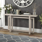 Hudson&Canal - Console Breslow 55" L - Aulne Blanc-Nettoyer avec un chiffon doux et sec, sans produits chimiques agressifs ni produits de nettoyage abrasifs
