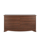 PrepacMD – Commode à 6 tiroirs Monterey, cerise, 29 po-Bois composite stratifié cerisier avec construction en panneau MDF solide