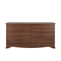 PrepacMD – Commode à 6 tiroirs Monterey, cerise, 29 po-Bois composite stratifié cerisier avec construction en panneau MDF solide