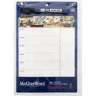 MotherWord - Carreau effaçable à sec planificateur de repas non daté - 9 po H x 7 po l - bilingue-Format de carreau : 9 po H x 7 po l