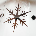 HOMCOM - Col de Sapin de Noël de 26 po avec Motifs de Flocons de Neige-Convient aux arbres de Noël dont le diamètre de base est inférieur à 26" (66 cm)  