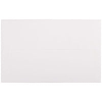 JAM Paper Enveloppes d'invitation Strathmore A10 - 6 x 9,5 po - Vergé blanc brillant - paquet de 25-Couleur blanche