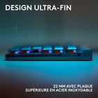 Logitech - G515 TKL, clavier gaming ultra-plat filaire - Noir-Conception anti-dépôts gras et toucher de qualité supérieure: Les touches en PBT double couche offrent de la durabilité pour les moments de jeu les plus intenses et sont aussi belles que performantes	