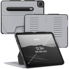 Zugu - Étui pour iPad Pro 12,9 po 2021/2022 - Édition Limitée - Gris Arctique-Étui folio magnétique