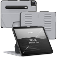 Zugu - Étui pour iPad Pro 12,9 po 2021/2022 - Édition Limitée - Gris Arctique-Étui folio magnétique