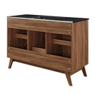 Modway - Soma 48" Vanité de salle de bain à un seul lavabo - Noir noyer-8