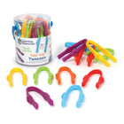 Learning Resources - Pince à épiler Easy Grip pour enfants d'âge préscolaire - Paquet de 12-Motricité fine amusante : les enfants développent des compétences essentielles de motricité fine, notamment la préhension en pince, la force de la main et la coordination lorsqu'ils jouent avec ces jouets d'apprentissage préscolaires adaptés aux enfants !