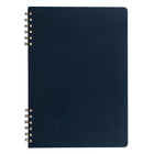 General Supply Goods + Co - Grand cahier de notes nervuré - bleu-180 pages lignées