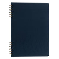 General Supply Goods + Co - Grand cahier de notes nervuré - bleu-180 pages lignées