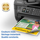 Epson - T220 Cartouche d'encre - Capacité standard - Noir-Modèles compatibles : Epson Expression Home XP-320, XP-420, XP-424, Epson WorkForce WF-2630, WF-2630WF