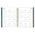 Blueline - Agenda Hebdomadaire/Mensuel 17 Mois D’Août À Décembre - 11 po H x 8 1/2 po l - Motif Floral - Anglais-Dates juliennes