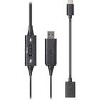 Audio-Technica - ATH-102USB Casque d'ordinateur USB double oreille - Noir-Les écouteurs non isolants garantissent des conversations au son naturel et une respirabilité supérieure pour un confort prolongé toute la journée