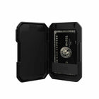 UAG - Portefeuille Magnétique avec Béquille MagSafe, Noir/Titane-Conçu pour héberger en toute sécurité 3 cartes ou factures