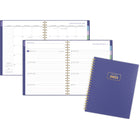 AT-A-GLANCE - Agenda hebdomadaire/mensuel BADGE géo 2025 - 11 po H x 8 1/2 po l - Violet - Bilingue-Format des pages : 11 po H x 8 1/2 po l