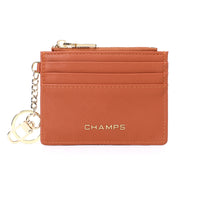 Champs - Porte-clés Iconic - Tan-Porte-cartes avec protection RFID