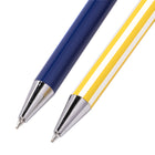 Gry Mattr - Stylos rayés - Paquet de 2-Pointe rétractable
