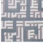 Modway - Nahia Labyrinthe géométrique Tapis de comédie 8 pi l x 10 pi L - Ivoire gris clair et bleu ciel-Microfibre 100% polyester