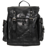 Mancini - Sac à dos pour portable 15 po Buffalo - 12po x 7po x 16po - Noir-Convient au portables jusqu’à 15 pouces