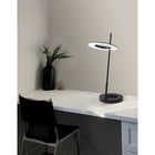 Dainolite - Lampe de bureau moderne Finley - Noir mat-Cordon de 6 pi offrant une grande portée