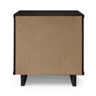 Manhattan Comfort - Table de nuit moderne Granville 18,11" à 2 tiroirs - Noir - Lot de 2-Assemblage à domicile requis Tout le matériel inclus