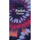 DateWorks - Planificateur de poche mensuel 2026-2027 - 3,5 po x 6,5 po - Tie Dye - Anglais-Taille de 6,5 po x 3,5 po, parfaite pour la planification en déplacement