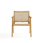Manhattan Comfort - Hamlet fauteuil d’appoint industry chic 22,64" - nature - lot de 2-Mesures de la hauteur du siège : 14,57 po. avec une capacité de poids de 275 lb
