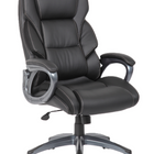 Nicer Interior - Fauteuil de direction à dossier haut Summit-Conception à dossier haut avec appui-tête intégré pour un meilleur maintien du haut du corps