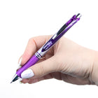 Pentel EnerGel Rétractable Stylo à Encre Gel (0,7mm), Violet Ensemble Stylo et Encre Recharge-Ensemble