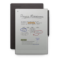 reMarkable - Pack tablette Paper Pro avec Marker Plus et étui portefeuille - Basalte-Avec jusqu'à deux semaines d'autonomie et 90 jours en veille, reMarkable Paper Pro est toujours prête à sortir de votre sac et à travailler