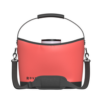 RovR - KeepR Porte-bébé à boisson avec seau à glace et bandoulière - Corail-Seau IceR isolé sous vide avec couvercle pour garder jusqu’à 3,5 lb de glace pendant 48 heures