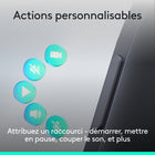 Logitech - Spotlight 2, télécommande de présentation - pointeur laser - Graphite-Respiration guidée : un exercice de respiration guidé par haptique sur l'application Logi Options+ vous aide à vous concentrer et à renforcer votre assurance avant votre présentation(1)