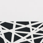 CorLiving - Acerra Table ou bureau d'entrée avec tiroir à motifs abstraits et cubes, blanc-8