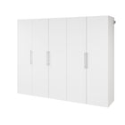 Prepac - Ensemble d'armoires de rangement HangUps ensemble M - blanc-L'ensemble M comprend : 1 armoire de rangement haute de 18 po l x 72 po H x 20 po P WCSW 0712 1 2 armoires de rangement hautes de 36 po l x 72 po H x 20 po P WSCW 0708 2K