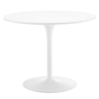 Modway - Pursuit 40 po Table à manger, Blanc-Table à manger moderne