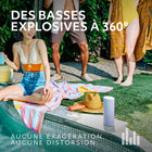 Ultimate Ears - MEGABOOM 4 enceinte Bluetooth portable étanche, Noir actif-Cette enceinte portable étanche présente une autonomie de 20 heures grâce à la toute dernière technologie de cellule, qui vous permet de l’utiliser toute la journée.