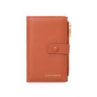 Champs - Portefeuille Mince Iconic - Tan-Porte-cartes avec protection RFID