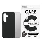 PanzerGlass - CARE Fashion avec QI Compatible Samsung Galaxy S25 - Noir-Design mince et prise en main agréable
