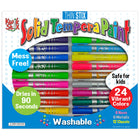 The Pencil Grip - TPG620 Ensemble de peinture tempera solide Thin Stix (classique - néon - métallique) - paquet de 24-Les bâtons de peinture à la tempera Kwik Stix éliminent le désordre de la peinture tout en conservant tout le plaisir!