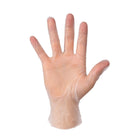 Gants transparents en vinyle sans poudre de 5,2 g 32825 Delight Supermax d’Aurelia, XS, Boîte de 10-Gants au fini lisse