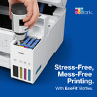 Epson - T502 Bouteille d’encre - Capacité standard - Cyan-Encre d’origine Epson - pour un rendement fiable et des résultats éclatants
