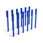 TRU RED - Stylos à bille avec prise caoutchoutée – 1,0 mm – bleus – paquet de 12-Prise caoutchoutée pour écrire en tout confort