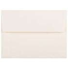 JAM Paper - Enveloppes d'invitation Strathmore A6 - 4,75 po x 6,5 po - Lin blanc naturel - paquet de 50 (74083I)-Lin Blanc Naturel