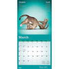 Plato - 2026 Yoga Chats Together Officiel Calendrier mural Suspendu Mensuel - 30,5 cm l x 61 cm H - Anglais-À Utiliser Tout de Suite - Calendrier de 16 mois, 12 pages de mois pleines et comprenant en prime les quatre derniers mois de l'année précédente avec une image supplémentaire