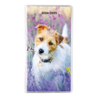 Blueline - 2024-2025 Agenda de poche mensuel - 6 1/2 po x 3 1/2 po - Collection Animaux assortie - Bilingue-Espace pour les notes sur chaque page double