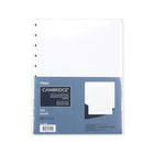 Cambridge - Feuilles mobiles Disc - quadrillées, grand , 50 feuilles-Pages de recharge quadrillées repositionnables pour grand cahier Disc. 