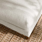 Modway - Zoya Duvet Rempli Trop Rempli Ottoman - Tissu ivoire-Ressorts de poche