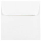 JAM Paper Enveloppes d'invitation carrées doublées d'aluminium - 6 x 6 po - blanc avec feuille d'or - paquet de 50-Taille : carré (6 x 6 pouces), Excellent moyen de rendre vos occasions encore plus spéciales