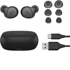 Jabra Elite 7 In-Ear Pro True Wireless Noise Cancelling Titanium Black ecouteurs-Construction : conception EarGel, faisant varier l'epaisseur du gel externe pour chaque taille